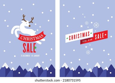 Christmas Sale Poster template 01