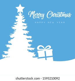 Christmas sale poster template with Christmas ornaments Christmas cards, headers website. Newsletter designs, ads, coupons, social media banners.