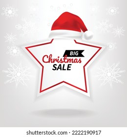 christmas sale price tag template