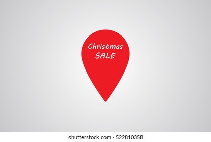 christmas  sale red pin 