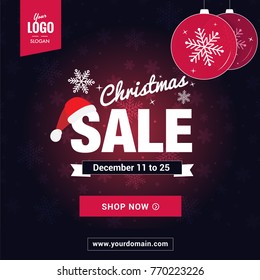 Christmas Sale Social Media Ready Banner