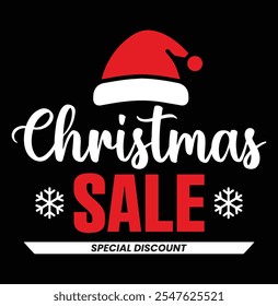 Christmas Sale Special Discount Promotional Ecommerce Offer Design Marketing Symbol