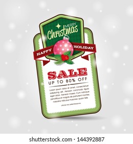 Christmas Sale Tag