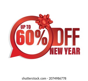 Christmas Sale Tag. discount tag. christmas and new year sale. editable vector.
