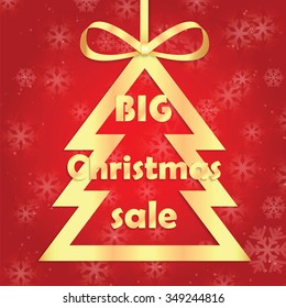 Christmas sale tag .Christmas sale promotion