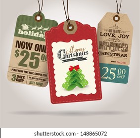 Christmas Sale Tags