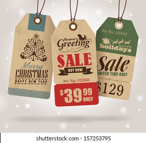 Christmas Sale Tags