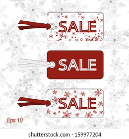 Christmas sale tags