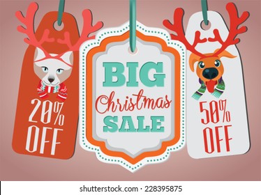 Christmas Sale Tags