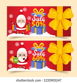 
Christmas Sale Tags and Coupons.