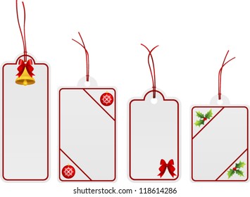 Christmas sale tags set.To see the other vector Christmas illustrations , please check Christmas collection.