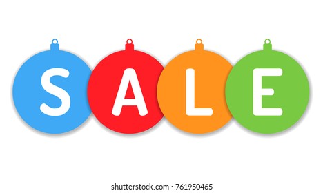 Christmas sale vector