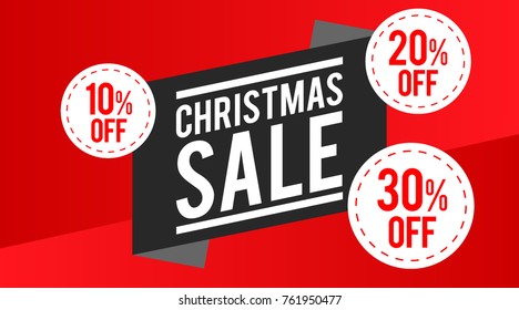 Christmas sale vector