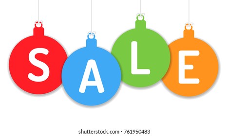 Christmas sale vector