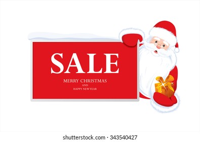 Christmas sale. Vector banner