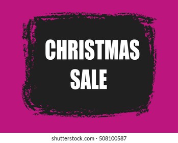 Christmas sale. Vector banner