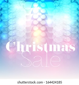 Christmas sale vector flyer/background