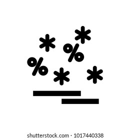 christmas sale vector icon