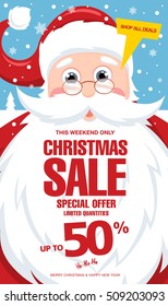 Christmas sale. Vector illustration