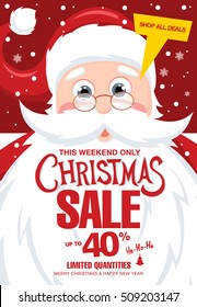 Christmas sale. Vector illustration