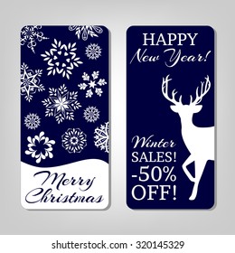 Christmas sales banners