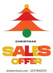 Christmas Sales Offer Poster Design