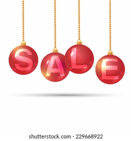 Christmas sales sign