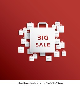 Christmas sales vector illustration suitable for advertising or as a web element, etc.
