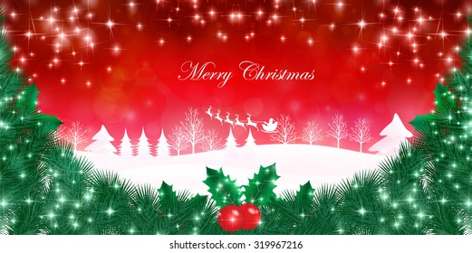 Christmas Santa background