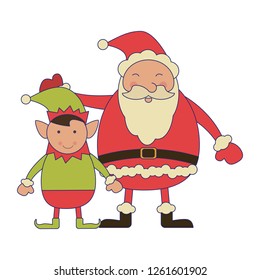 Christmas santa claus cartoon