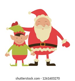 Christmas santa claus cartoon