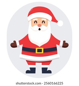 Christmas Santa claus character design