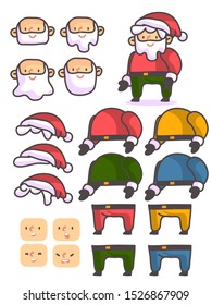 Christmas santa claus custom character 