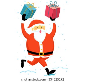 Christmas santa claus cute cartoon