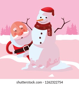 Christmas santa claus design