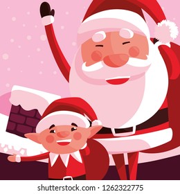 Christmas santa claus design