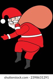
Christmas Santa Claus eps cut file for cutting machine