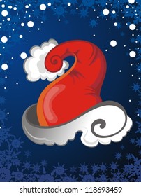 Christmas with Santa Claus hat