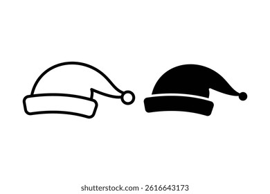 Christmas Santa Claus hat art