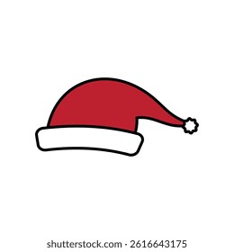 Christmas Santa Claus hat art