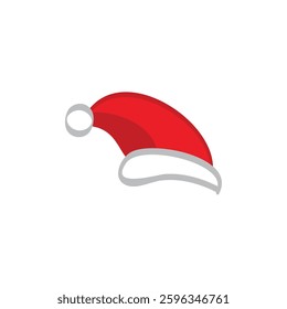 Christmas Santa Claus Hat on white background