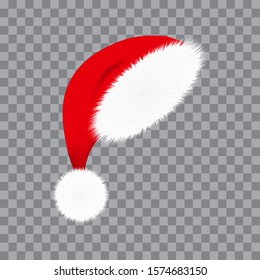Nochebuena Santa Claus hat, ilustración vectorial.