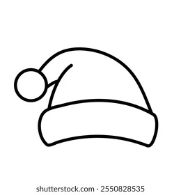 Christmas Santa Claus Hats. A festive Santa hat. 