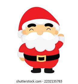 Christmas Santa Claus Illustration Vector Clipart