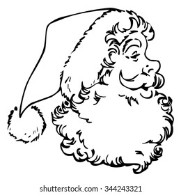 Christmas Santa Claus Silhouette Vector