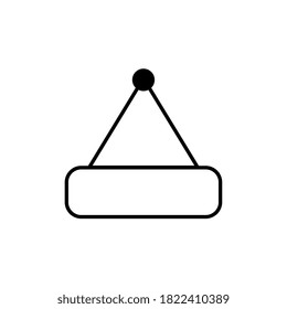 Christmas Santa Claus simple hat, flat design