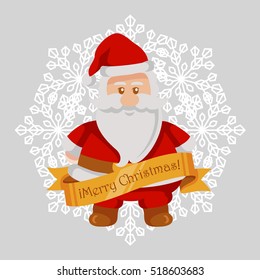 Christmas santa claus symbol  