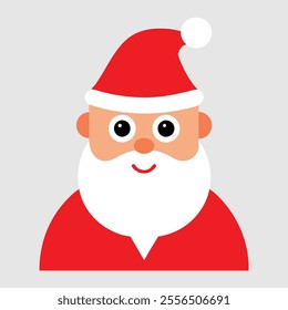 Christmas Santa Claus vector art illustration 