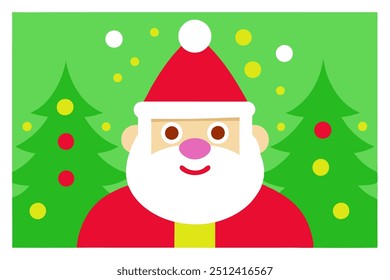 christmas santa claus vector Color file