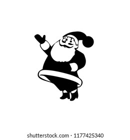 christmas santa claus vector icon